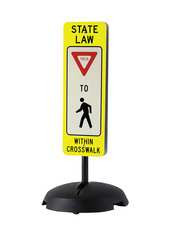 TAPCO 373-03140B TRAFFIC SIGN 36 X 12IN R BW/YEL