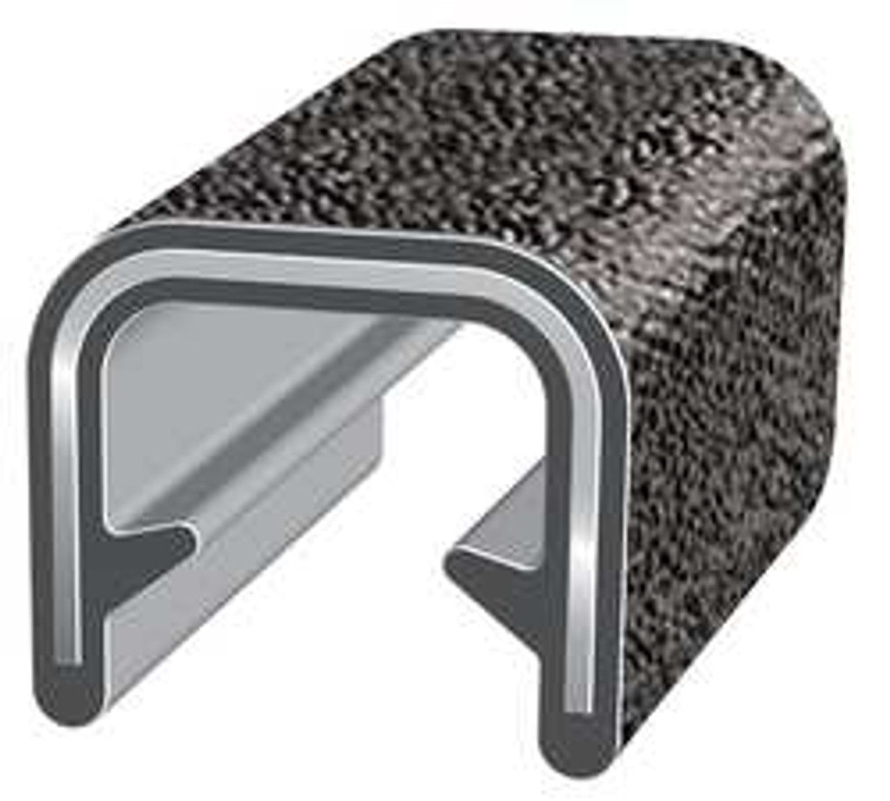 TRIM LOK INC 150B2X1/4-100 EDGE TRIM ALUM CLIP 0.42 IN W 100 FT