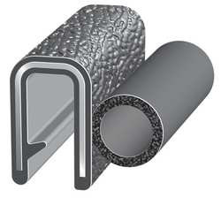 TRIM LOK INC 4100B3X3/16A-25 TRIM SEAL ALUM CLIP 0.36 IN W 25 FT