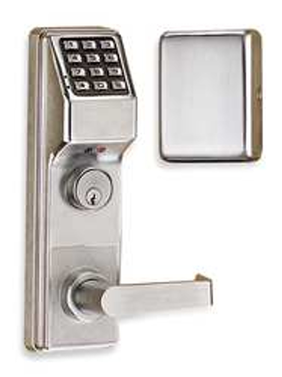 TRILOGY BY ALARM LOCK ETDLS1G26DV99 ELECTRONIC LOCK BRUSHED CHROME 12 BUTTON