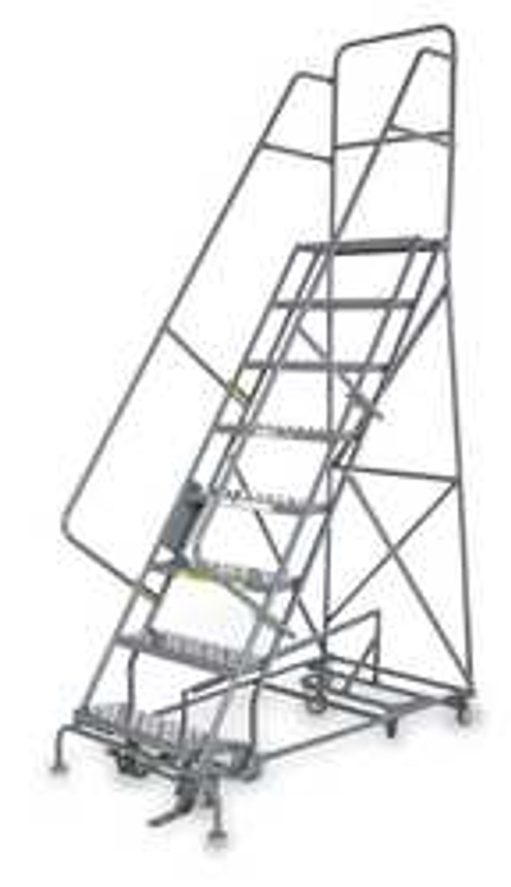 TRI-ARC KDED113246 ROLLING LADDER HNDRL PLTFM 130 IN H