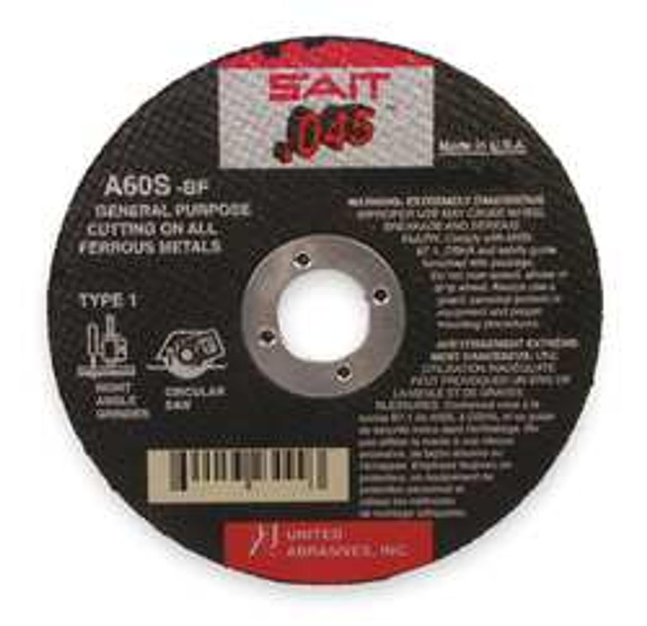 UNITED ABRASIVES-SAIT 23099 UNITED ABRASIVES - SAIT 23099 CUT OFF WH UNITED ABRASIVES-SAIT 23099 UNITED ABRASIVES - SAIT 23099 CUT OFF WH