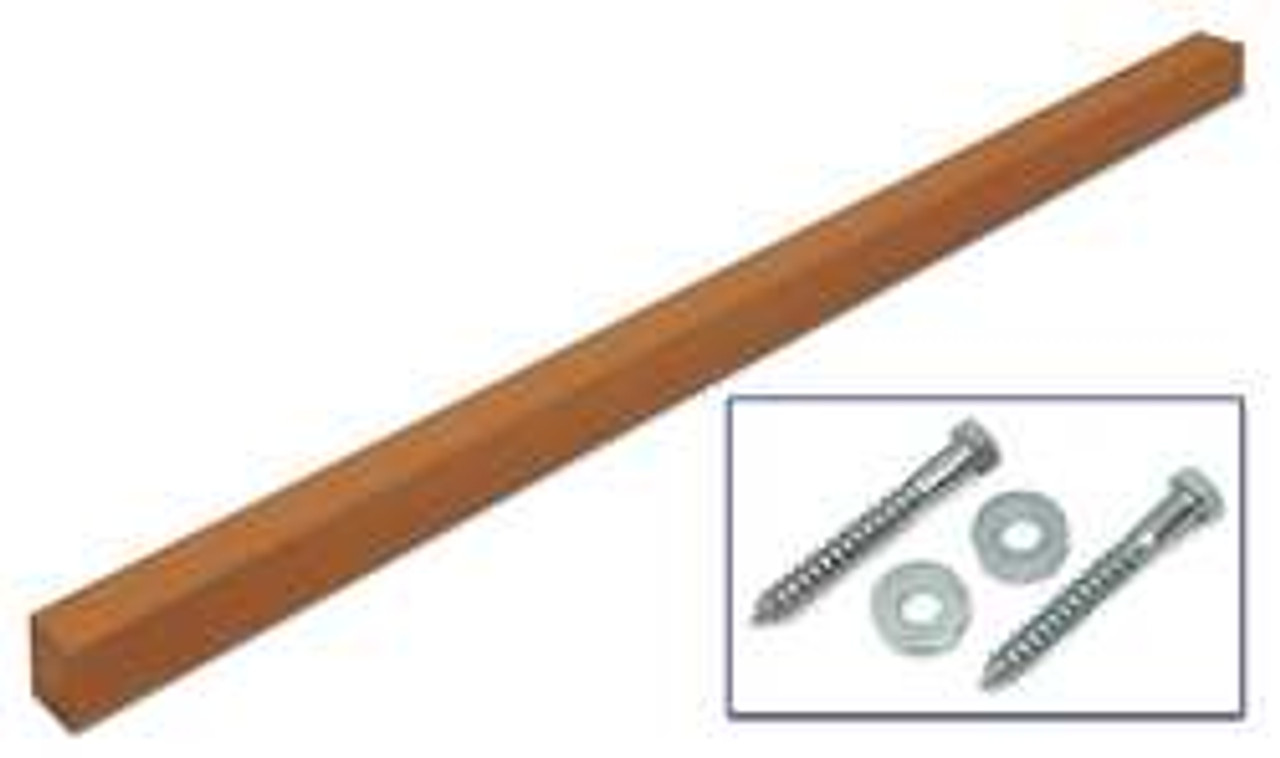 UNITED VISUAL PRODUCTS UVMCSP-CEDAR SIGN POST 3-1/2 IN D 10 FT L