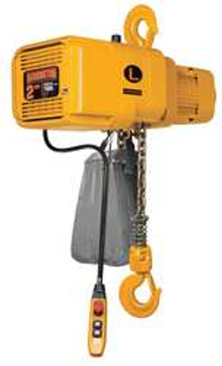 HARRINGTON NER030CD-15-6HJK8 ELECTRIC CHAIN HOIST 6000 LB. 15 FT.