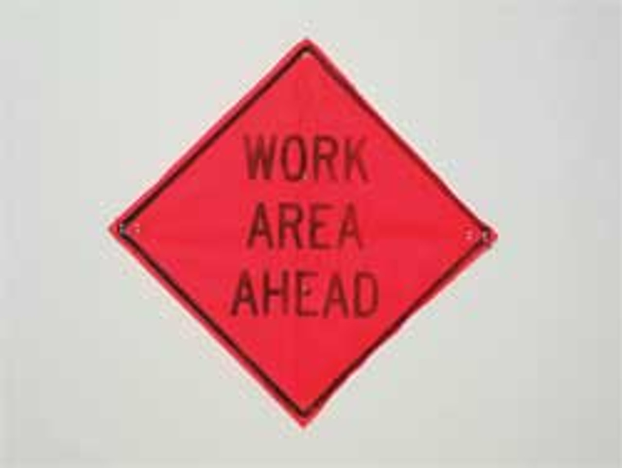 USA-SIGN C/36-EMO-3FH-HD WORK AREA AHEAD ROAD SIGN WORK AREA AHEAD 36 X 36IN