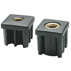 ELESA NDX.Q-1-1/2X0 120- B 5/8-11 TUBE END CAPS 1344 LB. BLACK