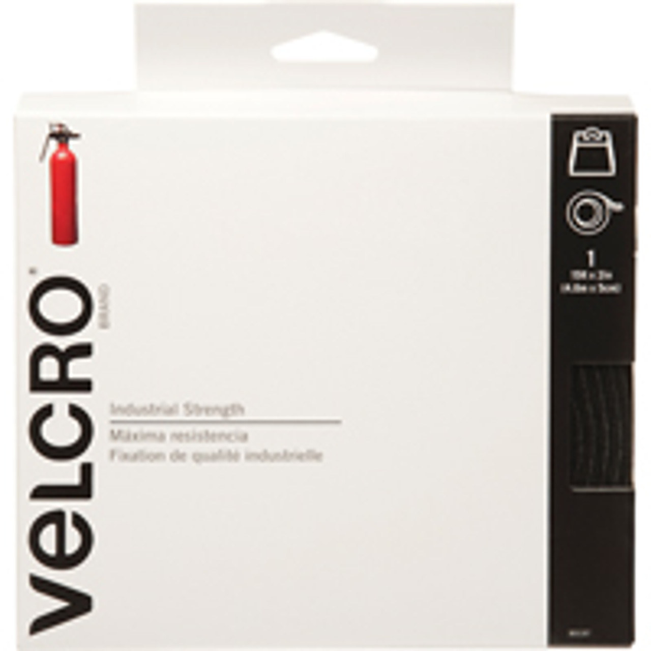 VELCRO 90197 TAPE,INDUSTRIAL,2"X15',BK