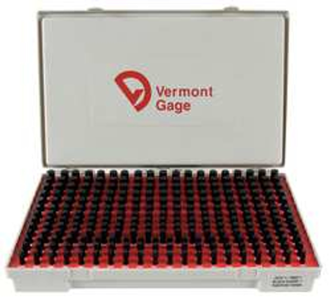 VERMONT GAGE 901100500 PIN GAGE SET PLUS 0.251-0.500 IN BLACK