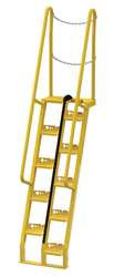 VESTIL ATS-6-68 ALTERNATING TREAD STAIR UNIT,9 FT.3" H