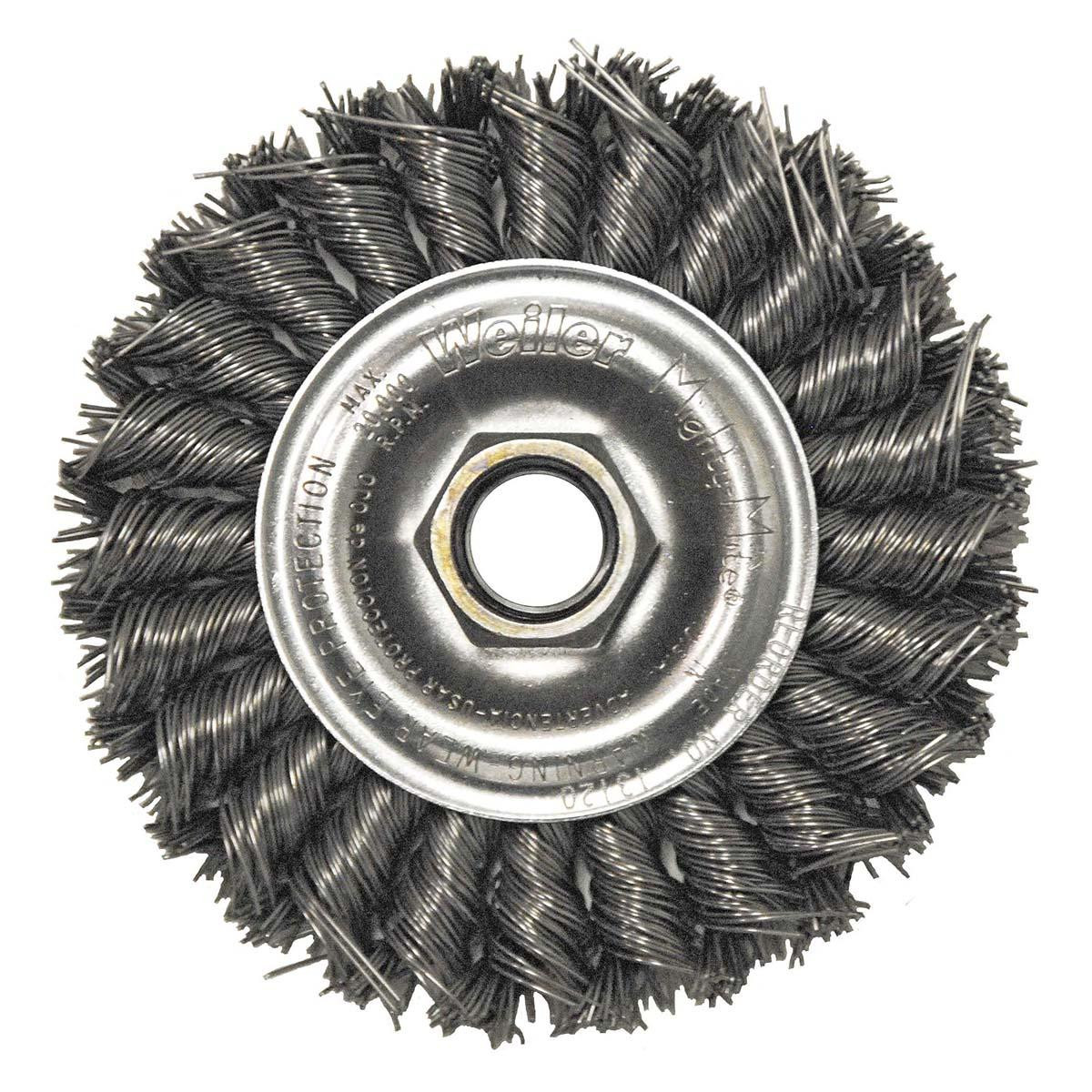 WEILER CORPORATION 13114 TWIST WIRE WHEEL BRUSH THREADED ARBOR
