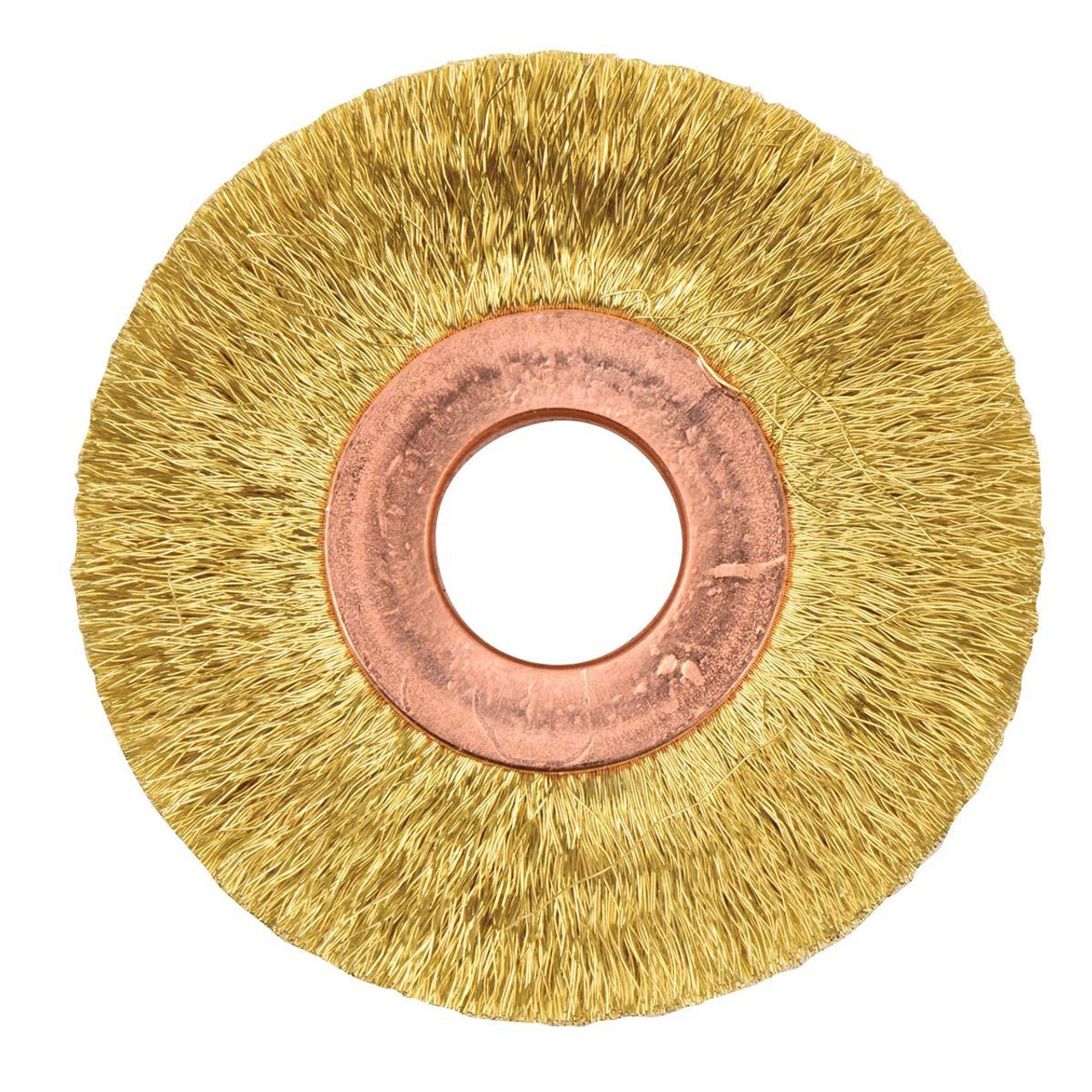 WEILER CORPORATION 29059 2" OD, 1/2" ARBOR HOLE, CRIMPED BRASS WH