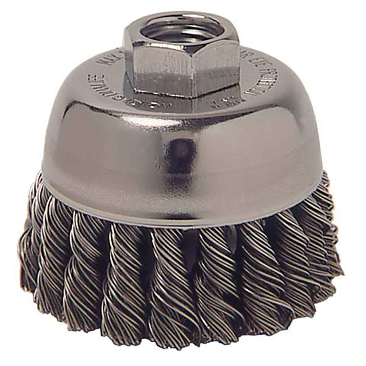 WEILER CORPORATION 36038 3IN KNOTTED CUP BRUSH X-COARSE