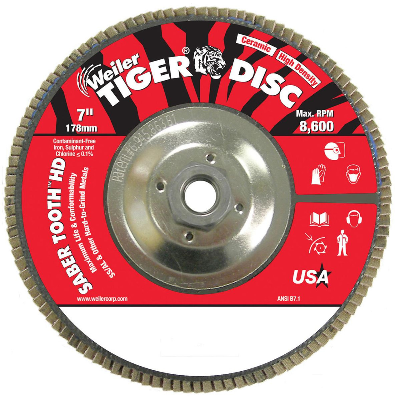 WEILER CORPORATION 50141 FDGHDC-7 X 5/8-11 80C T27