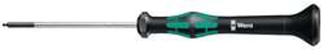 WERA 05118092002 BALL HEX SCREWDRIVER 2.0MM 2-1/4 IN