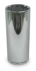 WESTWARD 1FAC8 SOCKET 1/2 IN DR 12MM 12 PT DEEP