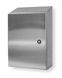 WIEGMANN N412303008CSSST SLOPED TOP ENCLSR,MTLLC,30INHX30INWX8IND