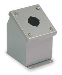 WIEGMANN WPBA1 ENCLOSURE PUSHBUTTON SLOPING 1 HOLE
