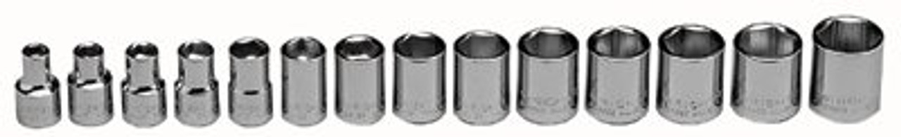 WRIGHT TOOLS 354 SET 3/8" DRIVE 14 PIECE SET 6 POINT STAN