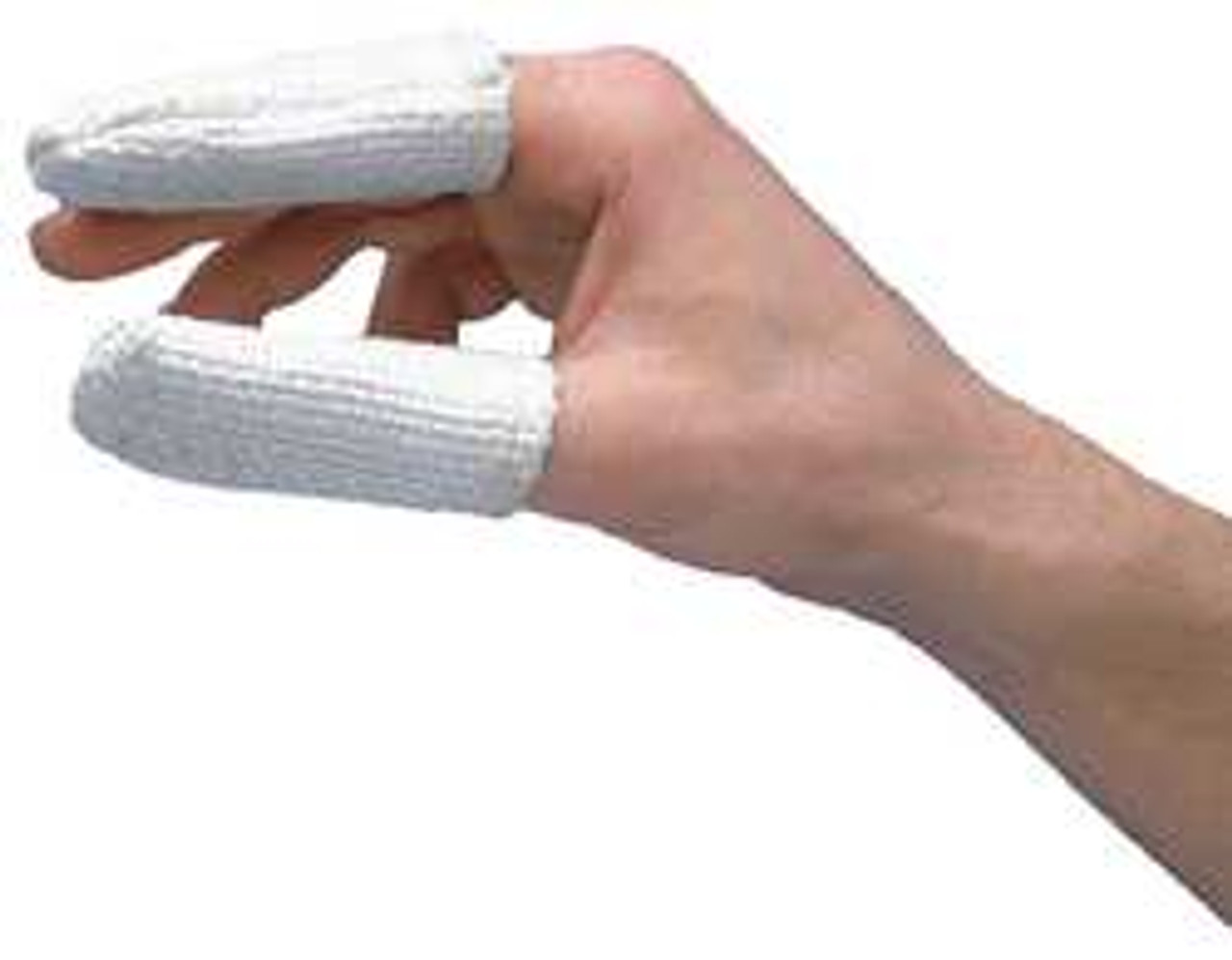 ZETEX 2100004 HEAT RESISTANT FINGER COTS WHITE PK 12