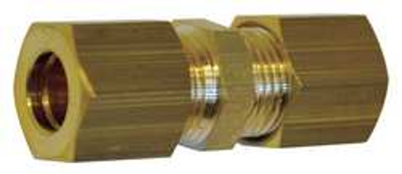 LEGRIS 0106 06 00 6MM TUBE OD BRASS COMPRESSION TUBE UNION