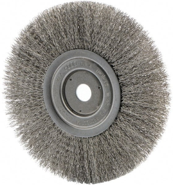 WEILER CORPORATION 01808 8" OD, 3/4" ARBOR HOLE, CRIMPED STAINLES