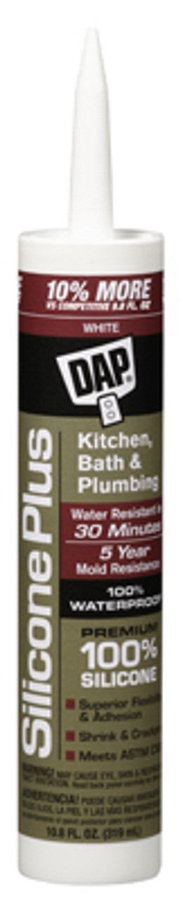 DAP PRODUCTS INC 08770 PREMIUM KITCHEN AND BATH SEALANT 10.8 OZ