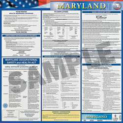 JJ KELLER 100-MD LABOR LAW POSTER STATE LABOR LAW MD