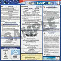 JJ KELLER 100-NH LABOR LAW POSTER STATE LABOR LAW NH