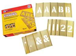 C.H. HANSON 10148 1 INCH STENCIL LET.  NUM. 92 PC SET