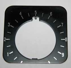 EATON 10250TR30 LEGEND PLATE RECTANGULAR BLACK
