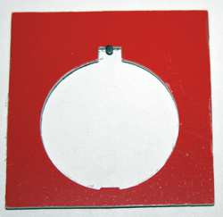 EATON 10250TSP77 BLANK LEGEND PLATE WHITE/RED OR BLACK