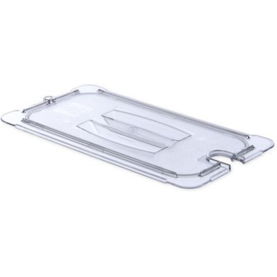 CARLISLE 10271U07 UNIV HNDL NOTCHD LID,1/3 FOOD PAN,CL,PK6