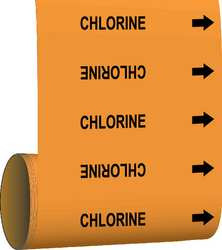 BRADY SPC ABSORBENTS 108780 PIPE MARKER 30 FT H X 8IN. W VINYL