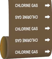 BRADY SPC ABSORBENTS 108799 PIPE MARKER 30 FT H X 12IN. W VINYL