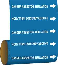 BRADY SPC ABSORBENTS 108873 PIPE MARKER 30 FT H X 12IN. W VINYL