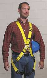 DBI/SALA 1102925 FULL BODY HARNESS L 420 LB. YELLOW