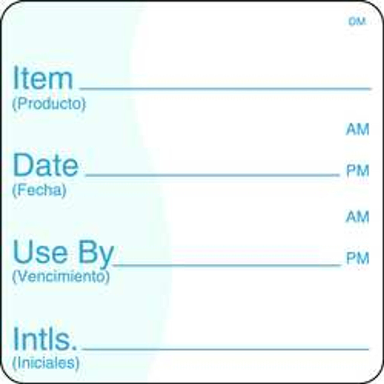 DAYMARK 112438 SHELF LIFE LABEL 2 IN H 2 IN W PK 250