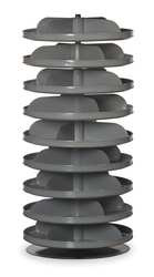 DURHAM MFG CO 1209-95 59-1/4" HIGH, STEEL ROTATING BIN RACK