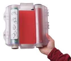 BRADY SPC ABSORBENTS 13600 RIBBON ORANGE 6-1/4 IN W 200 FT L