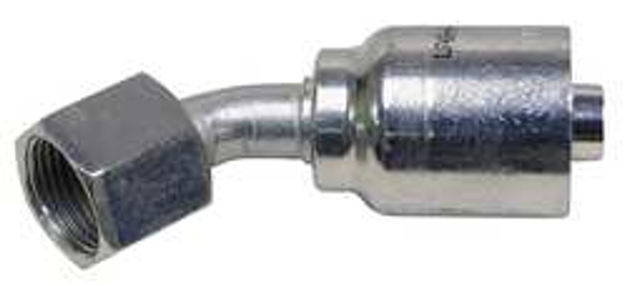 PARKER HANNIFIN 13743-6-4 HOSE FITTING FEMALE JIC ELBOW HOSE 1/4