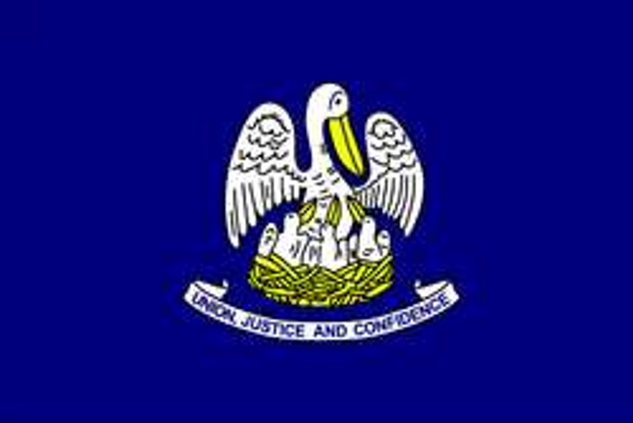 NYLGLO 142160 D3761 LOUISIANA STATE FLAG 3X5 FT