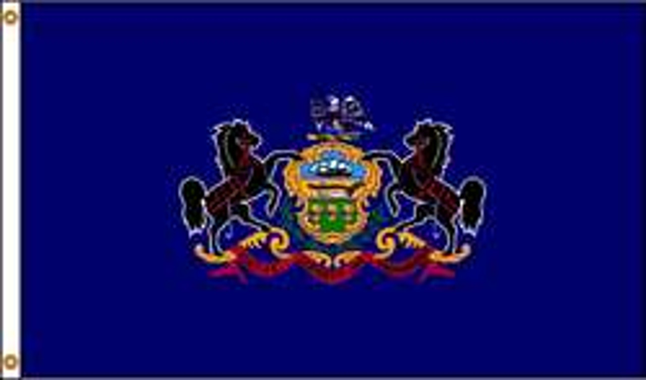 NYLGLO 14670 D3771 PENNSYLVANIA FLAG 4X6 FT NYLON