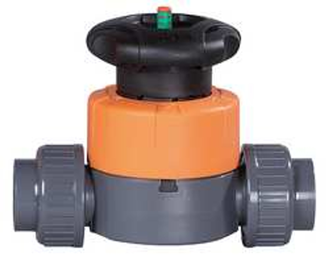 GEORG FISCHER 161514617 DIAPHRAGM VALVE 2-WAY 2 IN SOCKET/THRD