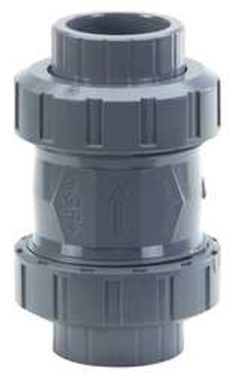 GEORG FISCHER 161562102 CHECK VALVE PVC AND EPDM 1/2 IN.