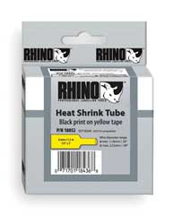 DYMO 18056 LABEL,DYMO RHINO,1/2 YELLOW,HEAT"