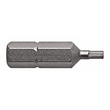 APEX TOOL GROUP 185-2.5MM 2.5MM HEX SCREWDRIVER BIT