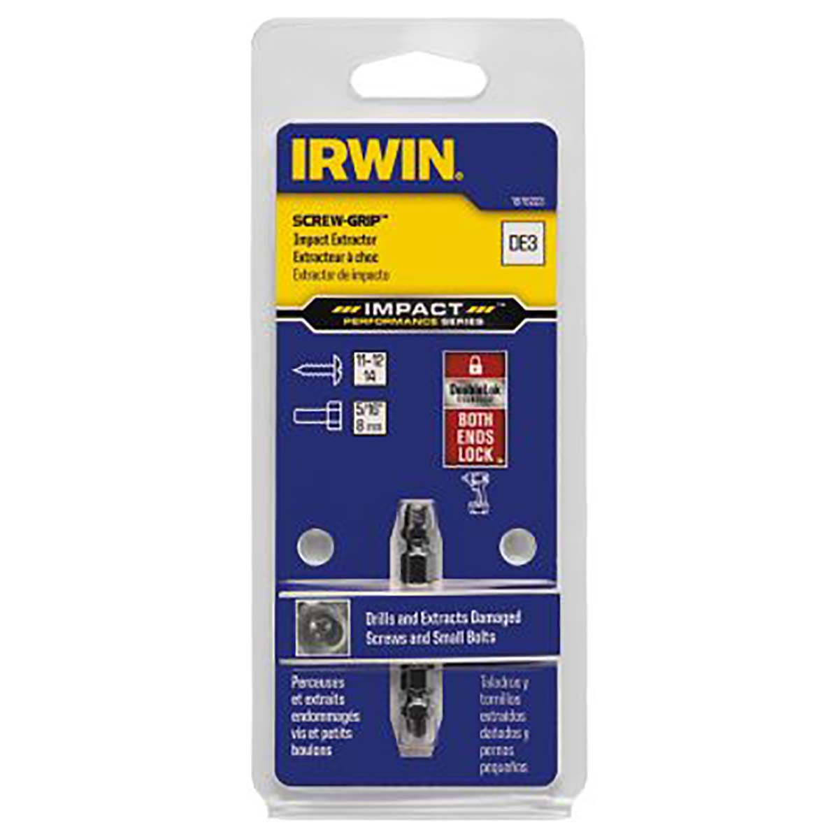 IRWIN 1876223 IMPACT SCREW EXTRACTOR #3 FOR 11-12-14