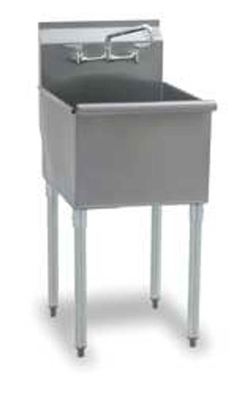 EAGLE GROUP 2118-1-16/4-IF UTILITY SINK STAINLESS STEEL STAINLESS