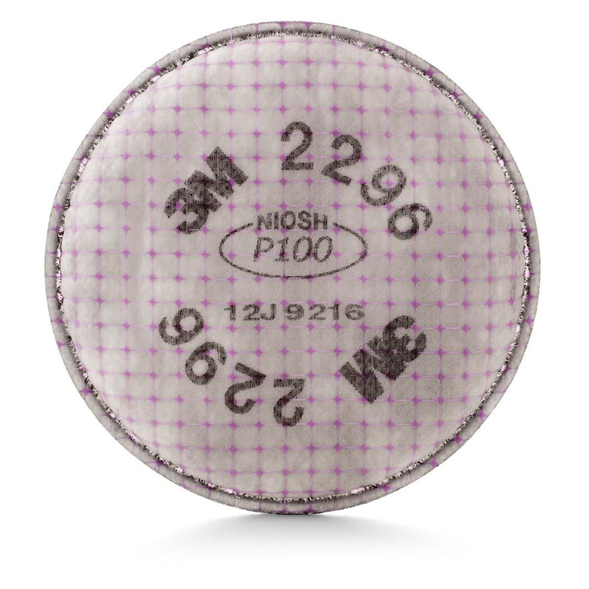 3M 2296 FILTER P100 MAGENTA BAYONET PK 2