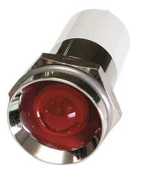 GRAINGER GLOBAL SOURCING 24M154 PROTRUDE INDICATOR LIGHT RED 12VDC
